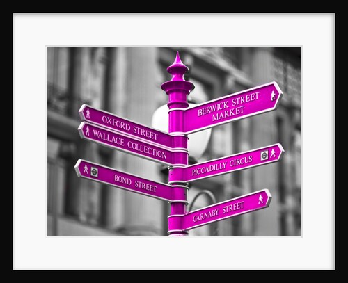 Oxford Circus Sign Post by Assaf Frank